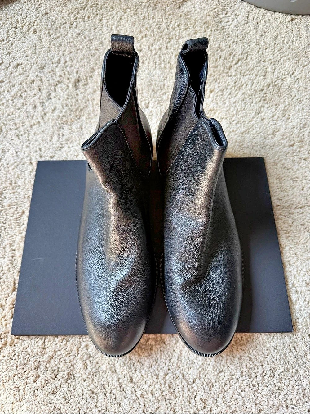 Cole Haan Black Leather Chelsea Ankle Boots Size 8